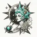 Uranus, Wassermann, Sailor Moon tattoo design idea