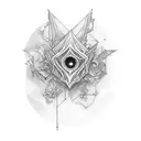 Emma Watson goth tattoo design idea