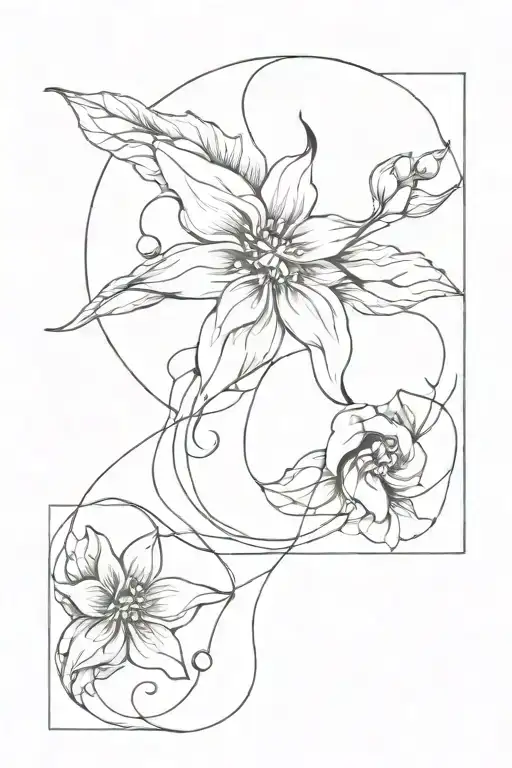 Suminagashi inspired tattoo tattoo design idea