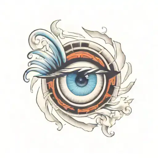eye of the storm tattoo design idea