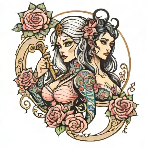 convination picis dad libra daughter tattoo design idea