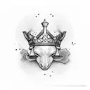 queen chess piece  tattoo design idea