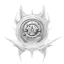 Sigil of lucifer, dragon ball z, adventure time, futurama, space, cosmos, universe tattoo design idea