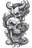 Chosen by the devil tattoo design idea