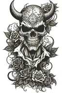Chosen by the devil tattoo design idea