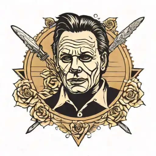 michael myers tattoo design idea