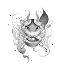 barista tattoo design idea