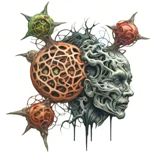 quantum entanglement tattoo design idea