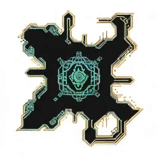 quantum entanglement tattoo design idea