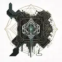 quantum physics tattoo design idea