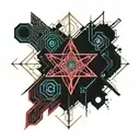 quantum physics tattoo design idea