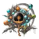 quantum physics tattoo design idea