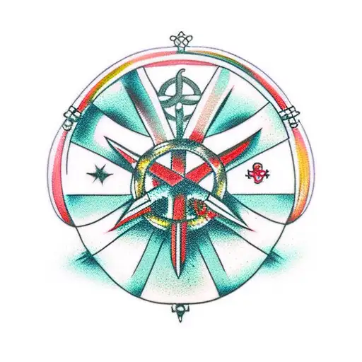cruz de malta vasco da gama tattoo design idea