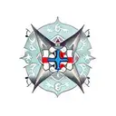 cruz de malta vasco da gama tattoo design idea