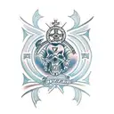 cruz de malta vasco da gama tattoo design idea