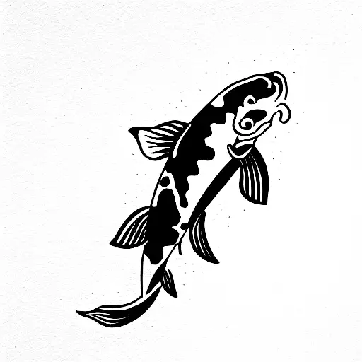 Koi Fish tattoo design idea