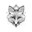 Fox inside Mandala tattoo design idea