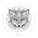 Fox inside Mandala tattoo design idea