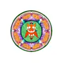 Fox inside Mandala tattoo design idea