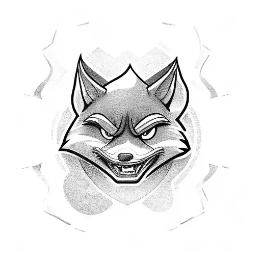 sly cooper logo tattoo design idea