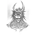 death note , ryuk tattoo design idea