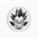 Vegeta tattoo design idea