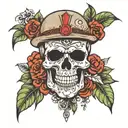 skull cuban with 31 tattoo design idea