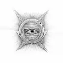 bob dylan pink floyd no colour tattoo design idea