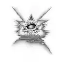 bob dylan pink floyd no colour tattoo design idea