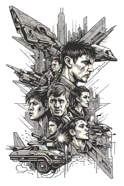 Blade Runner tattoo design idea