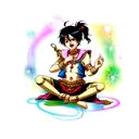 krishna tattoo design idea