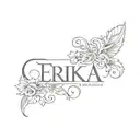 the logo for erika records tattoo design idea