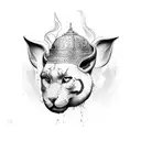 buda tattoo design idea