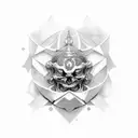 buda tattoo design idea