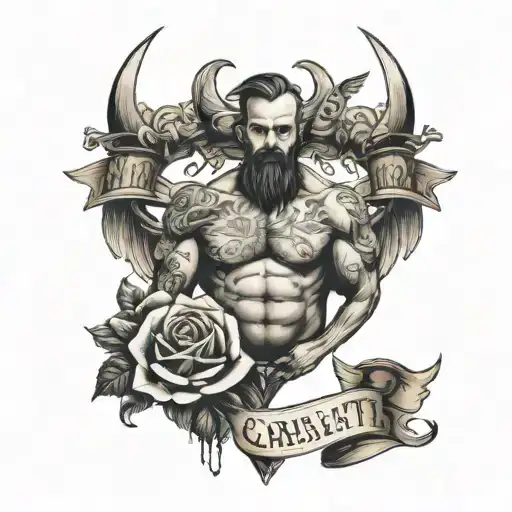 CrossFit, sobriety, fatherhood tattoo design idea