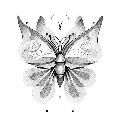 mariposa tattoo design idea