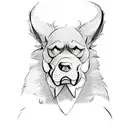 barney and scooby doo tattoo design idea