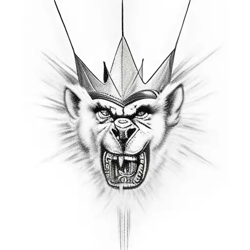 King Baldwin IV tattoo design idea