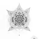 floral and mandala sleeve tattoo design idea