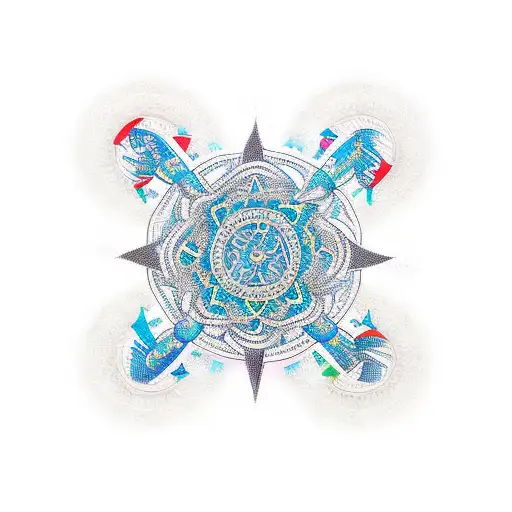 Nurse's Mandala of Protection tattoo design idea