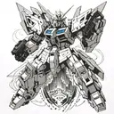 gundam tattoo design idea