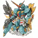 gundam tattoo design idea