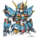 gundam tattoo design idea