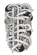 katsuki letters tattoo design idea