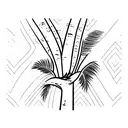 Palm Tree tattoo design idea