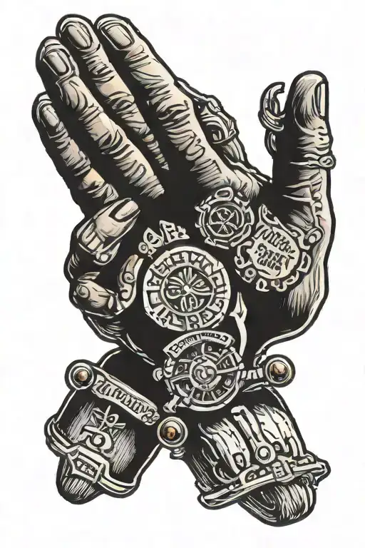  harley davidson, prayer hands, honda civic, bible verse tattoo design idea