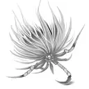 spider lilly tattoo design idea