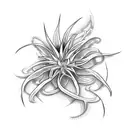 spider lilly tattoo design idea