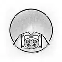 audio cassette and headphones tattoo design idea