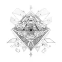 Depression tattoo design idea